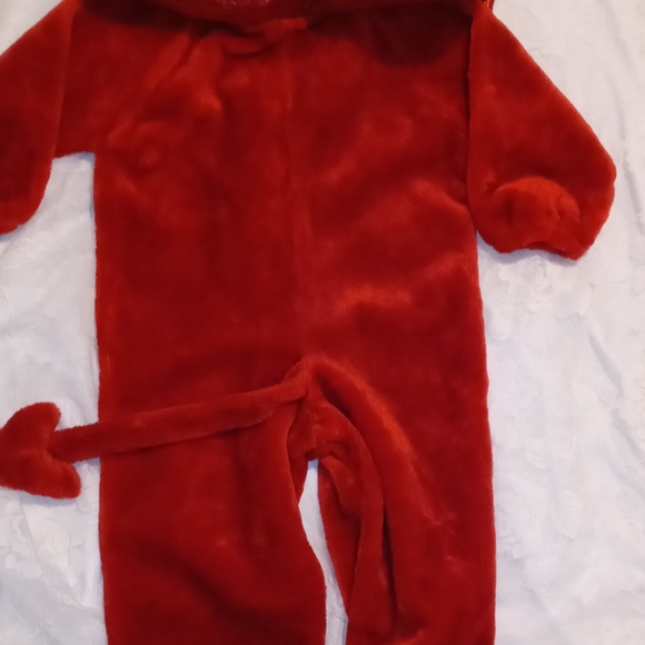 Red Devil Halloween Plush Costume - Picture 2 of 3